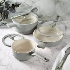 BergHOFF Tegame con coperchio antiaderente Balance Moonmist 26cm