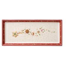 Villeroy & Boch Winter Bakery Delight Vassoio rettangolare 23.4 x27.5 cm
