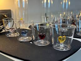 Ichendorf- Hearth Tumbler Bicchiere in vetro borosilicato, collezione Cuore Rosa