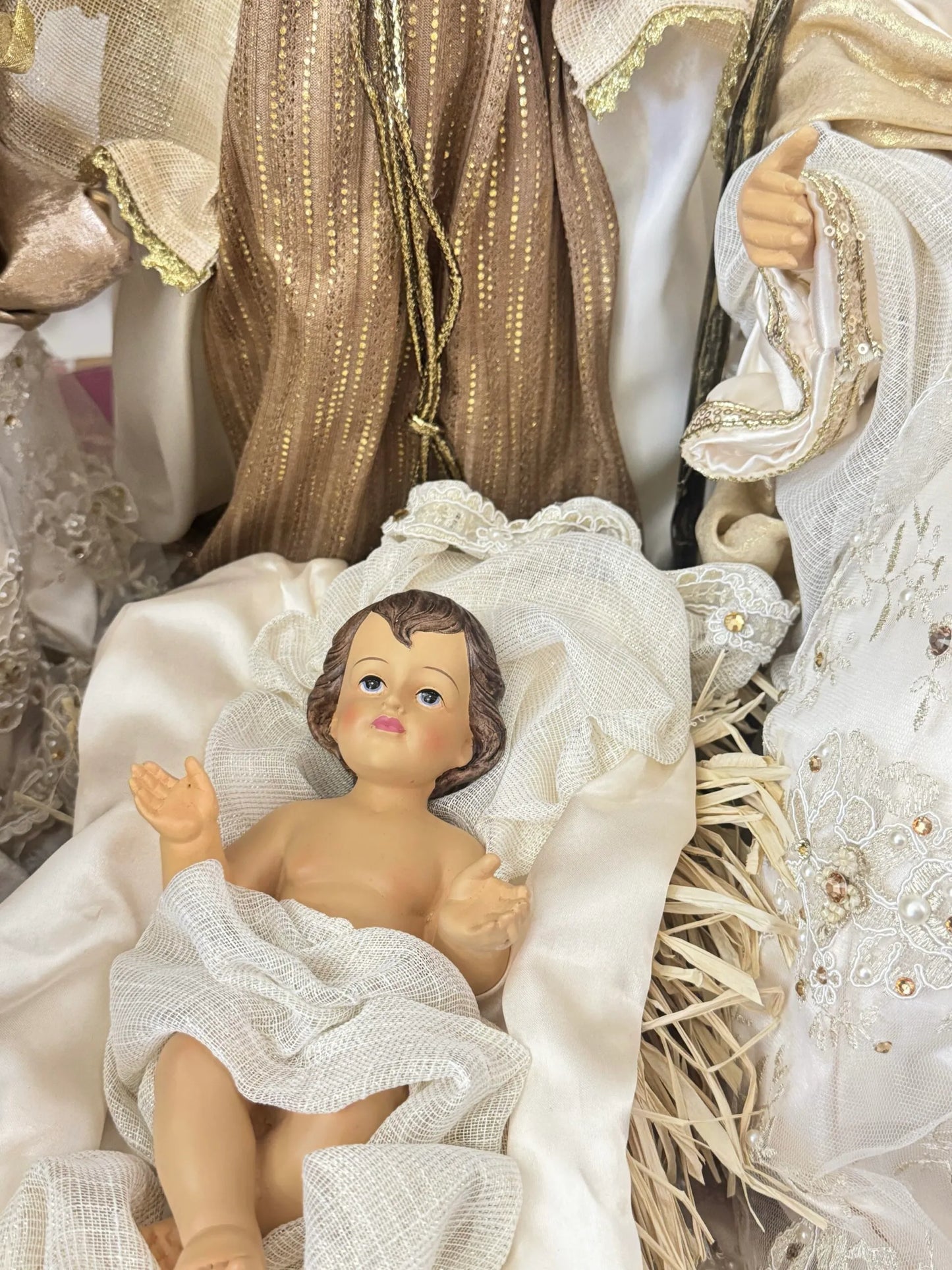 Fiori di Lena Presepe Set 6 pz. Fiori di Lena h.36 cm.