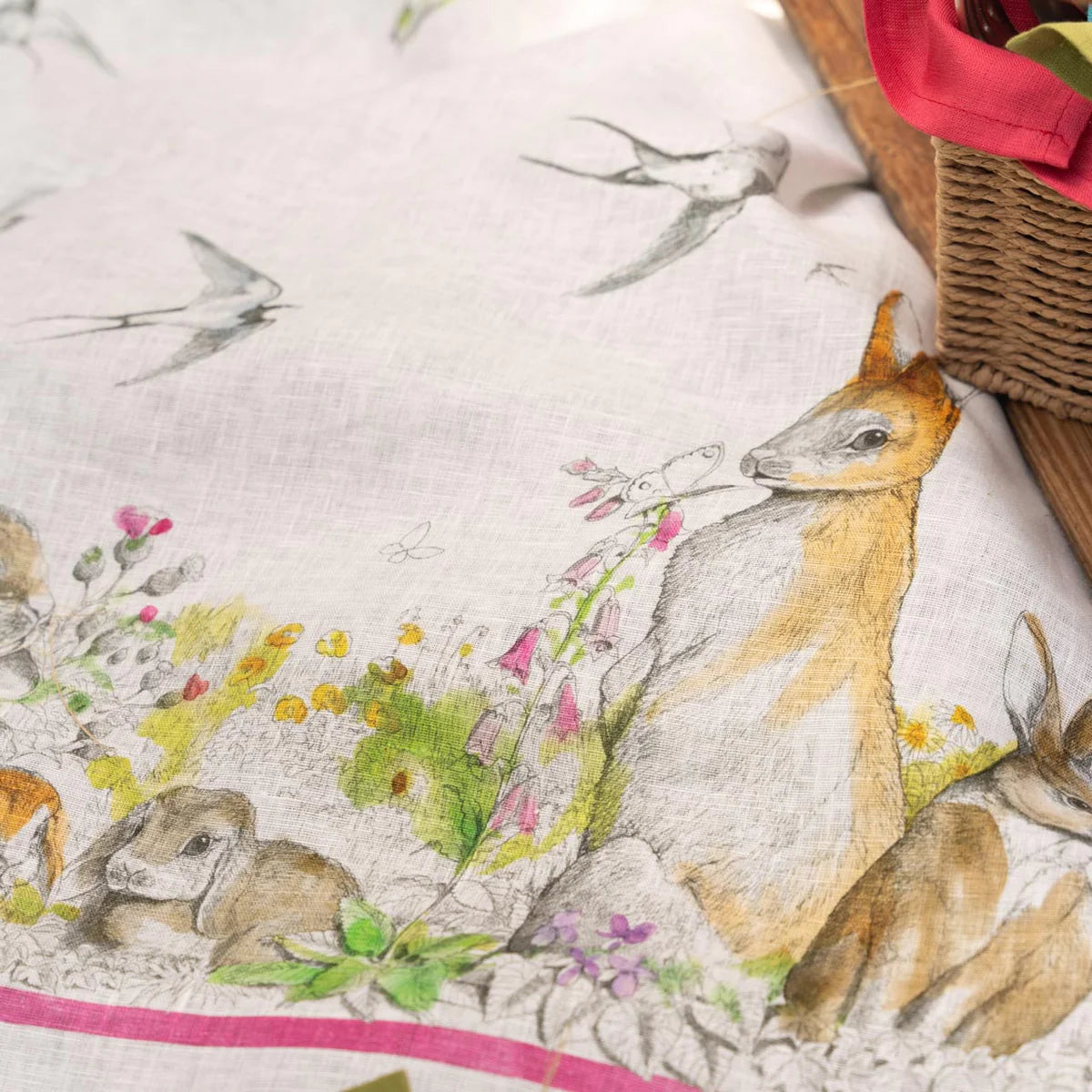 Tessitura Toscana Telerie Tovaglia REMI in Lino 170x270 cm