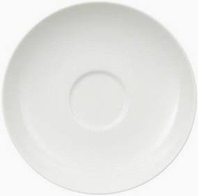 Villeroy & Boch Royal Piattino per Tazzina da caffè, Porcellana Premium Bone, Bianco