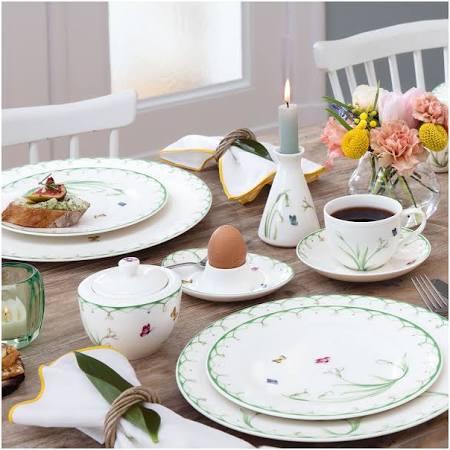 Villeroy & Boch - Colourful Spring Zuccheriera Verde, Lavabile in Lavastoviglie, Porcellana Premium