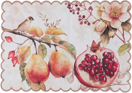 Blanc Mariclò TOVAGLIETTA Americana in Cotone Serie Persimmon