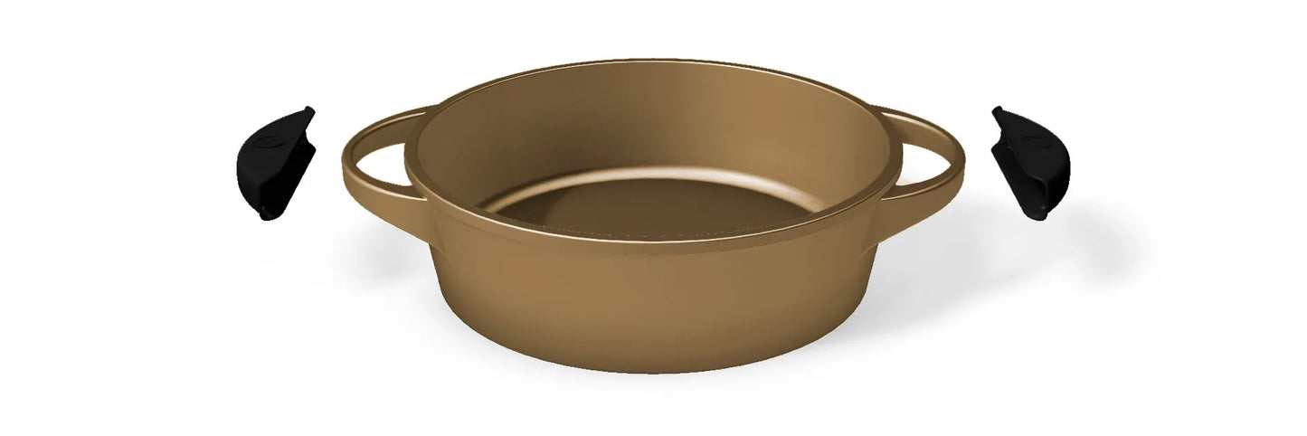 Luchetti -K360 – Tegame antiaderente Ø 24 cm in alluminio pressofuso