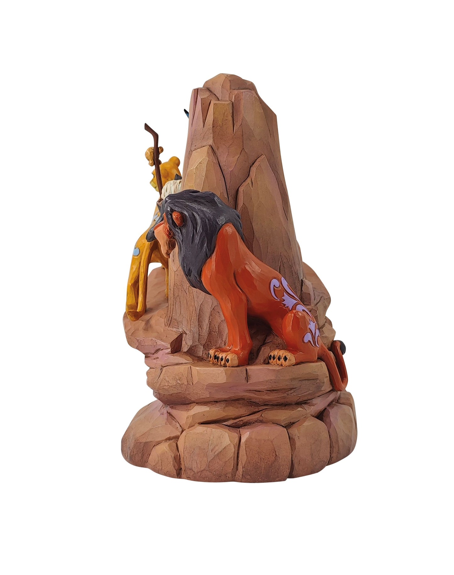 Statuetta Re Leon Carved In Stone - Disney Traditions