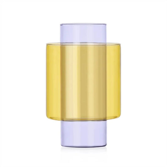 Ichendorf Milano Boreale Vaso C Giallo in Vero Borosilicato
