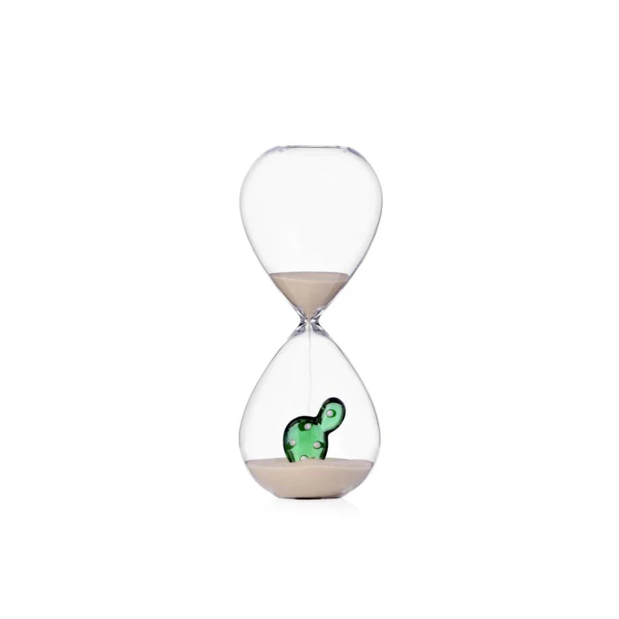 Ichendorf Milano Desert Plants Clessidra Cactus Verde in Vetro Borosilicato