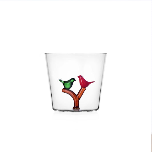 Ichendorf Milano Set 2 Tumbler Uccellini in Vetro Borosilicato
