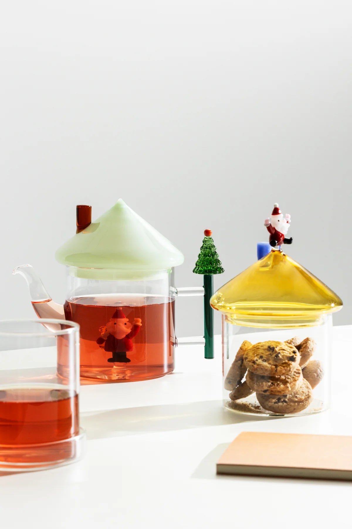 Ichendorf Milano Christmas Tales Teiera Babbo Natale in Vetro