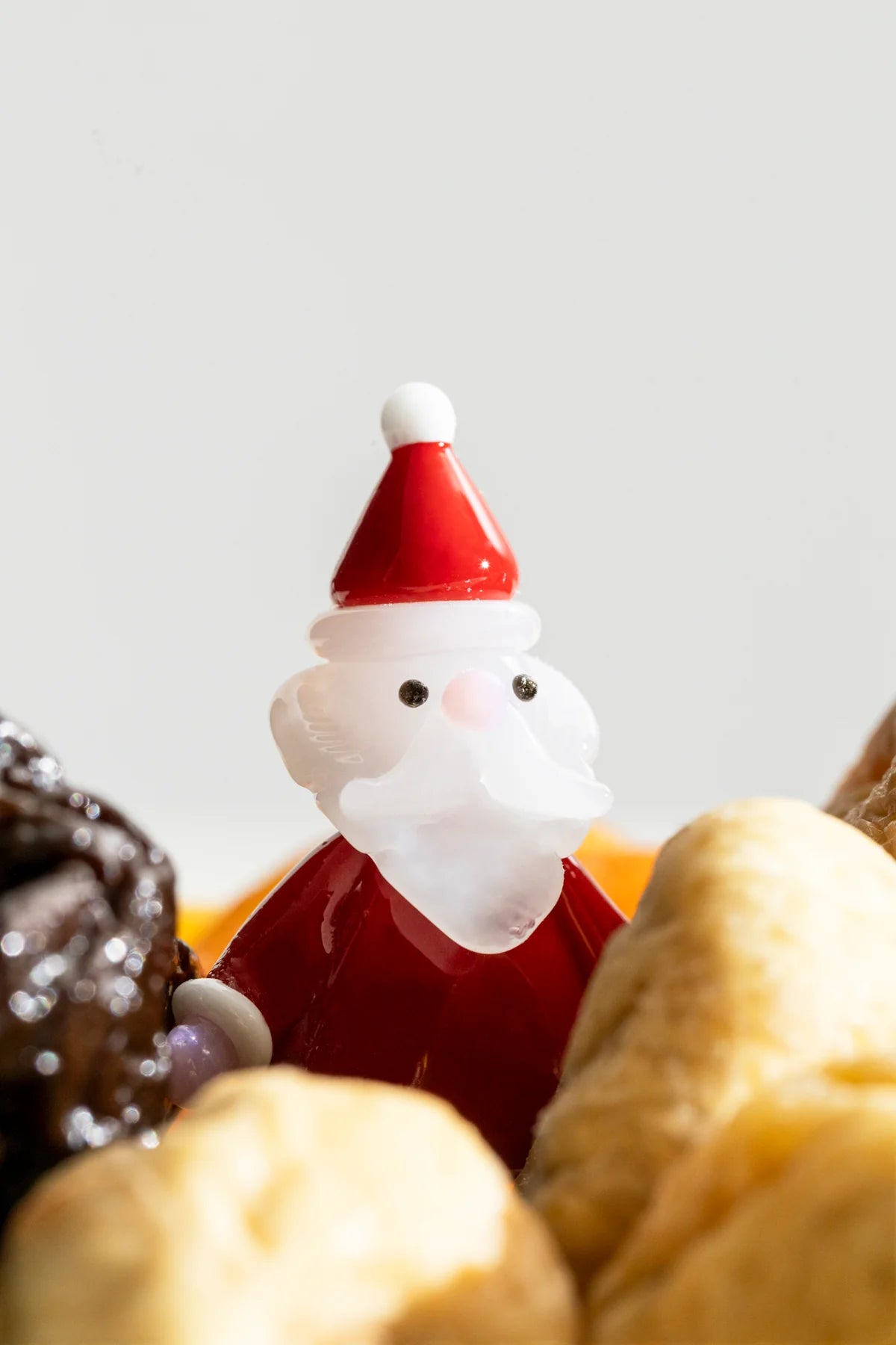 Ichendorf Milano Christmas Tales Piattino Babbo Natale in Vetro