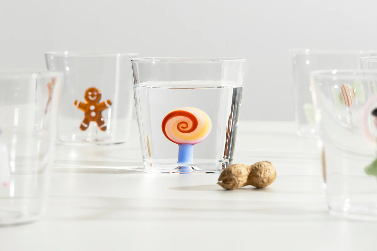 Ichendorf Milano Schiaccianoci Tumbler Mr Gingerbread in Vetro