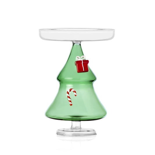 Ichendorf Milano Schiaccianoci Alzata Albero di Natale in Vetro