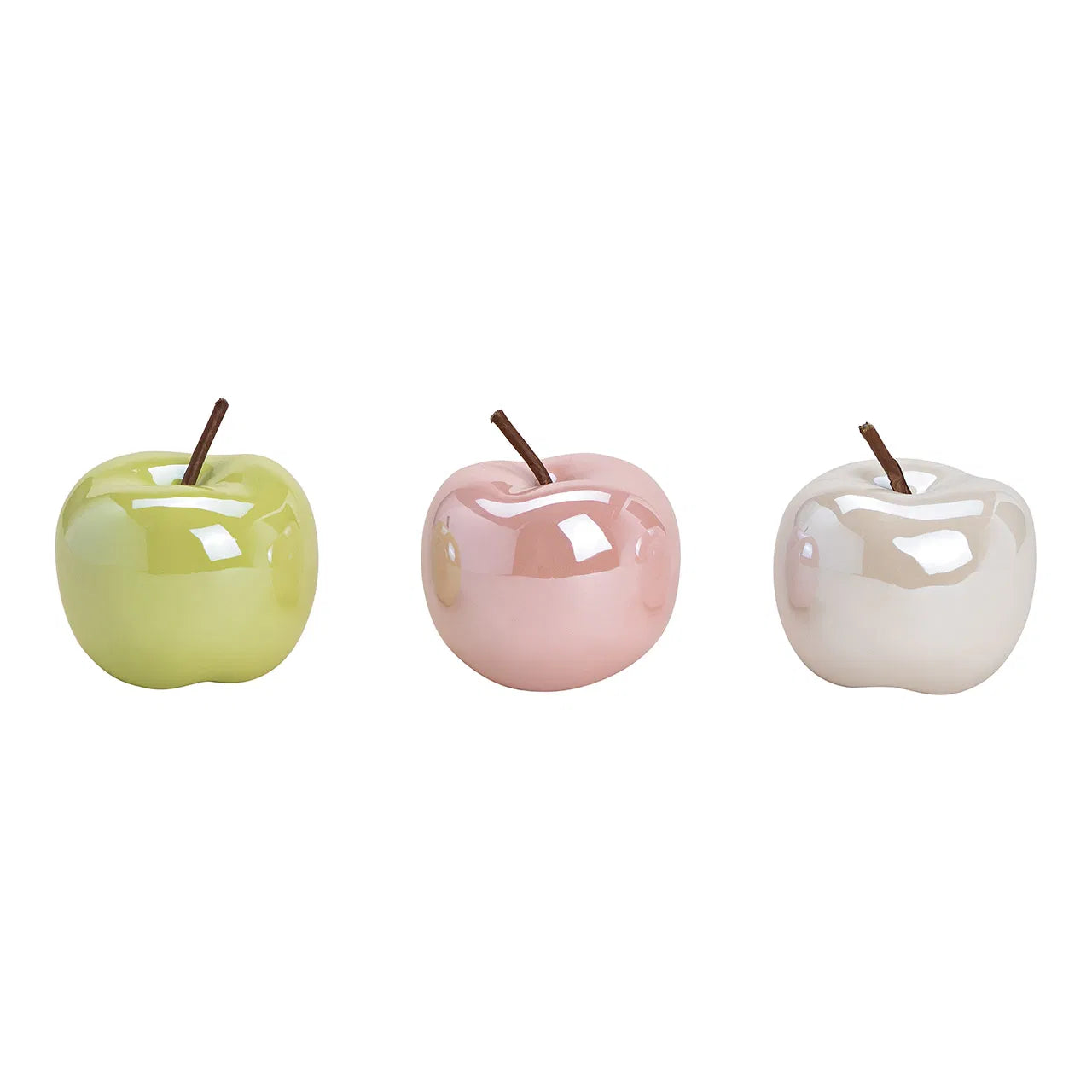 🍏 Wurm Ceramica Verde, Rosa e Bianco