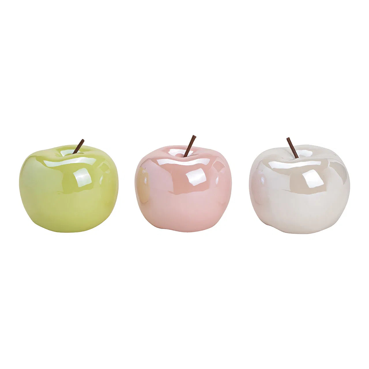 🍏 Wurm Ceramica Verde, Rosa e Bianco