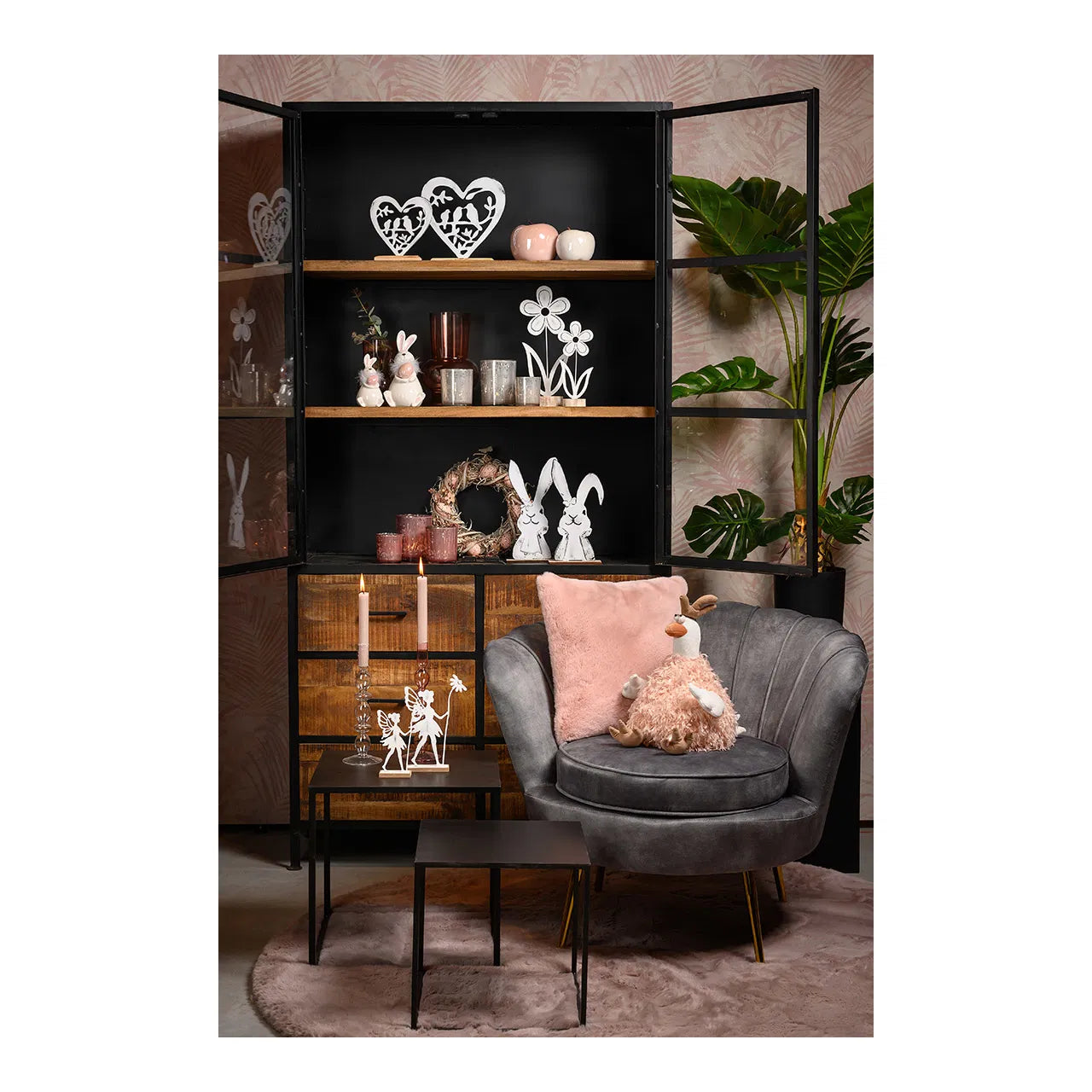 🍏 Wurm Ceramica Verde, Rosa e Bianco