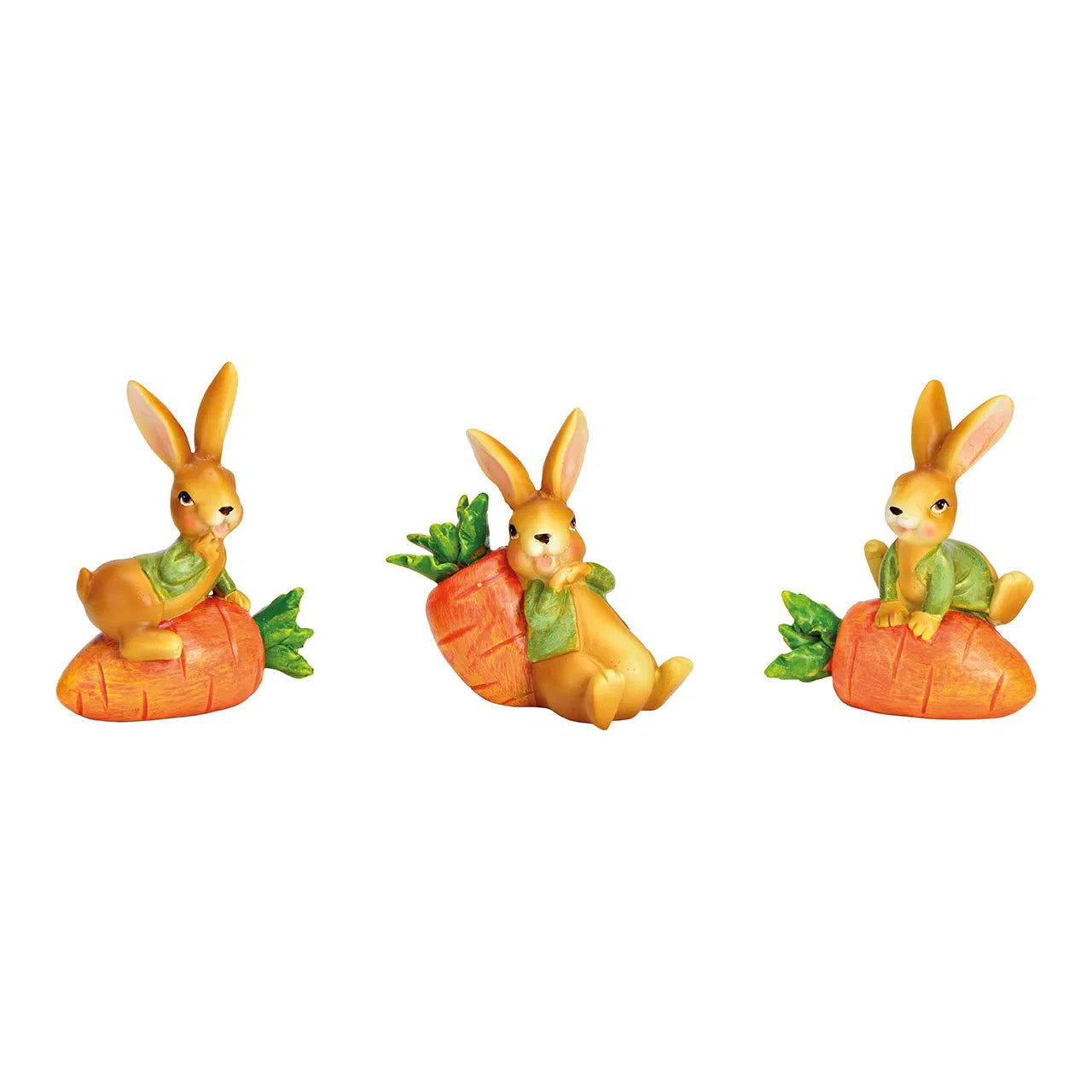 🐰 Wurm Coniglietto con Carota – Marrone – 6x8x3 cm