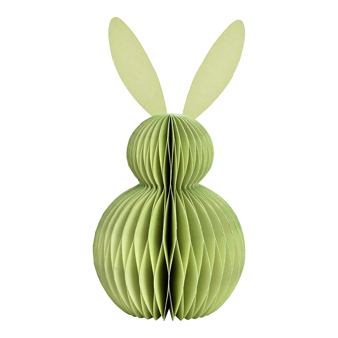 🐰 Wurm Coniglietto Origami a Nido d’Ape – Verde – 11x20x11 cm