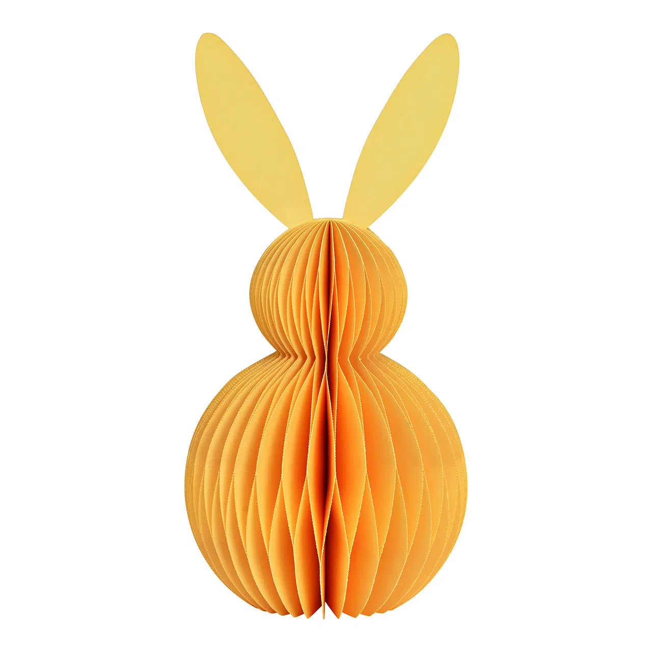 🐰 Wurm Coniglietto Origami a Nido d’Ape – Giallo – 16x30x16 cm