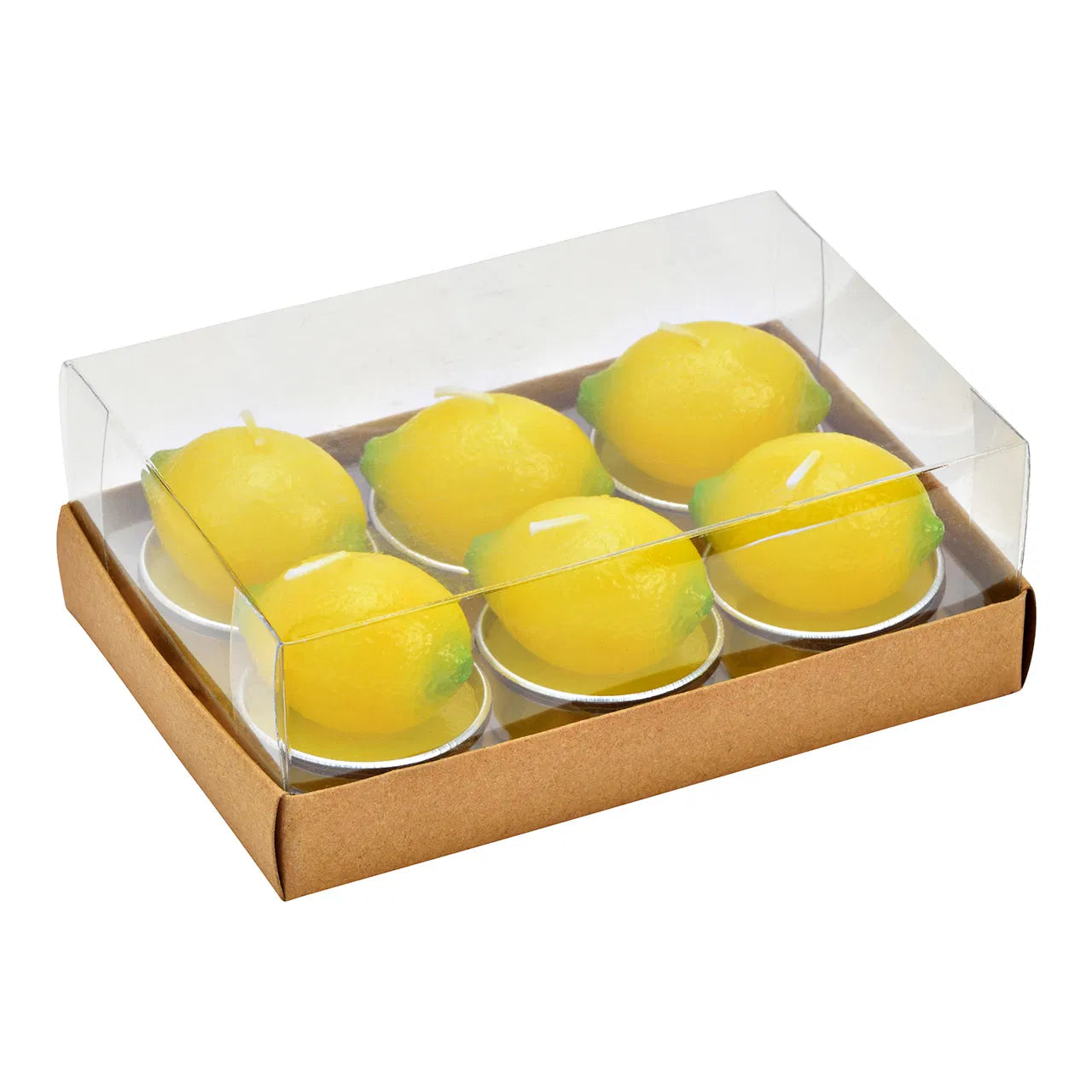 🕯️ Wurm – Set di Candele Profumate al Limone – 6 Pezzi