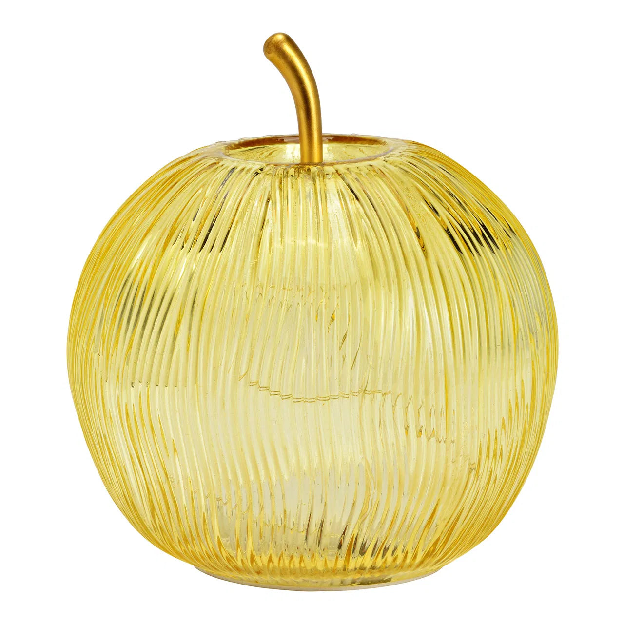 🍏 Wurm Mela Decorativa con 15 LED – Verde – 16x17x16 cm