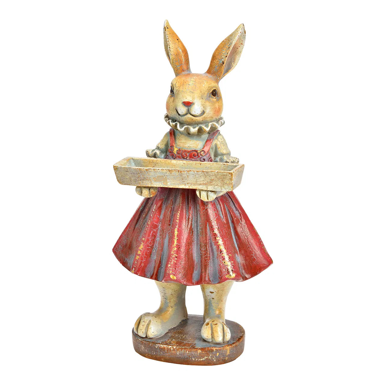 🐰 Wurm  Stand-Up Coniglietto in Polietilene  Rosa – 10x20x8 cm
