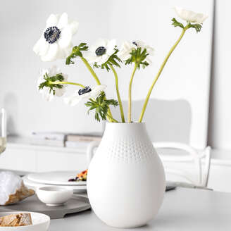 Villeroy & Boch Manufacture Vaso bianco, 15,9 x 20,4 cm, Premium Porcelain