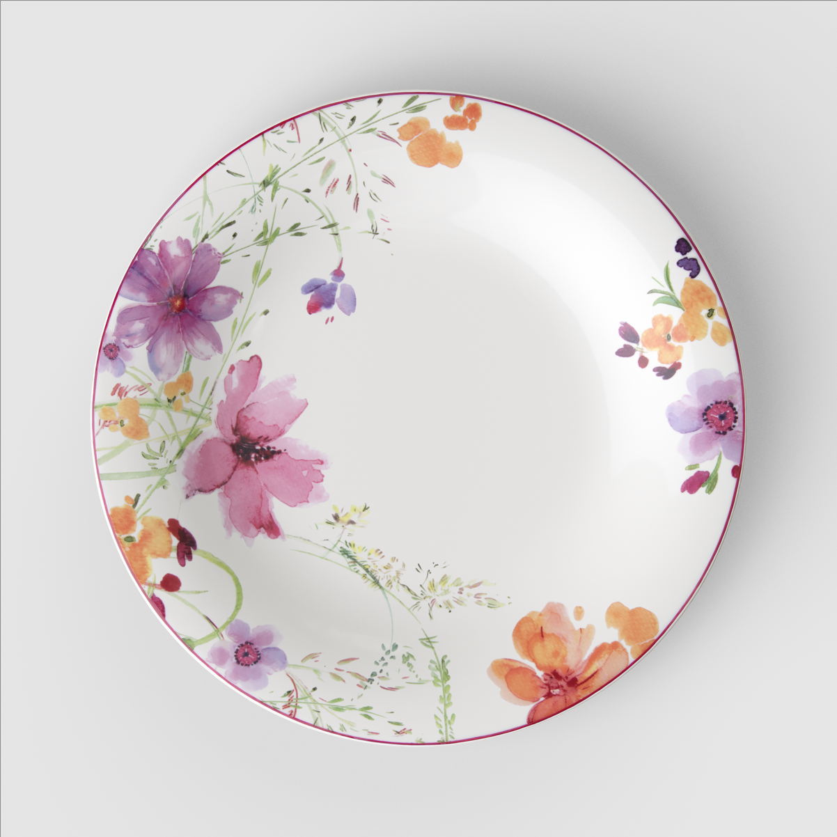 Villeroy & Boch Mariefleur Basic, Piatto Piano multicolore, Ø26,8 cm, Premium Porcelain