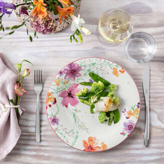 Villeroy & Boch Mariefleur Basic, Piatto Piano multicolore, Ø26,8 cm, Premium Porcelain