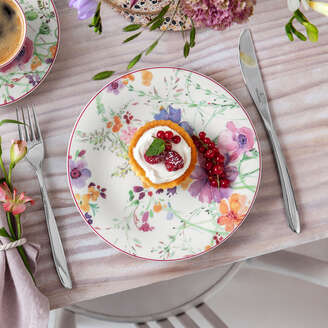 Villeroy & Boch Mariefleur Basic, Piatto Dessert/ colazione multicolore, Ø21,5 cm, Premium Porcelain