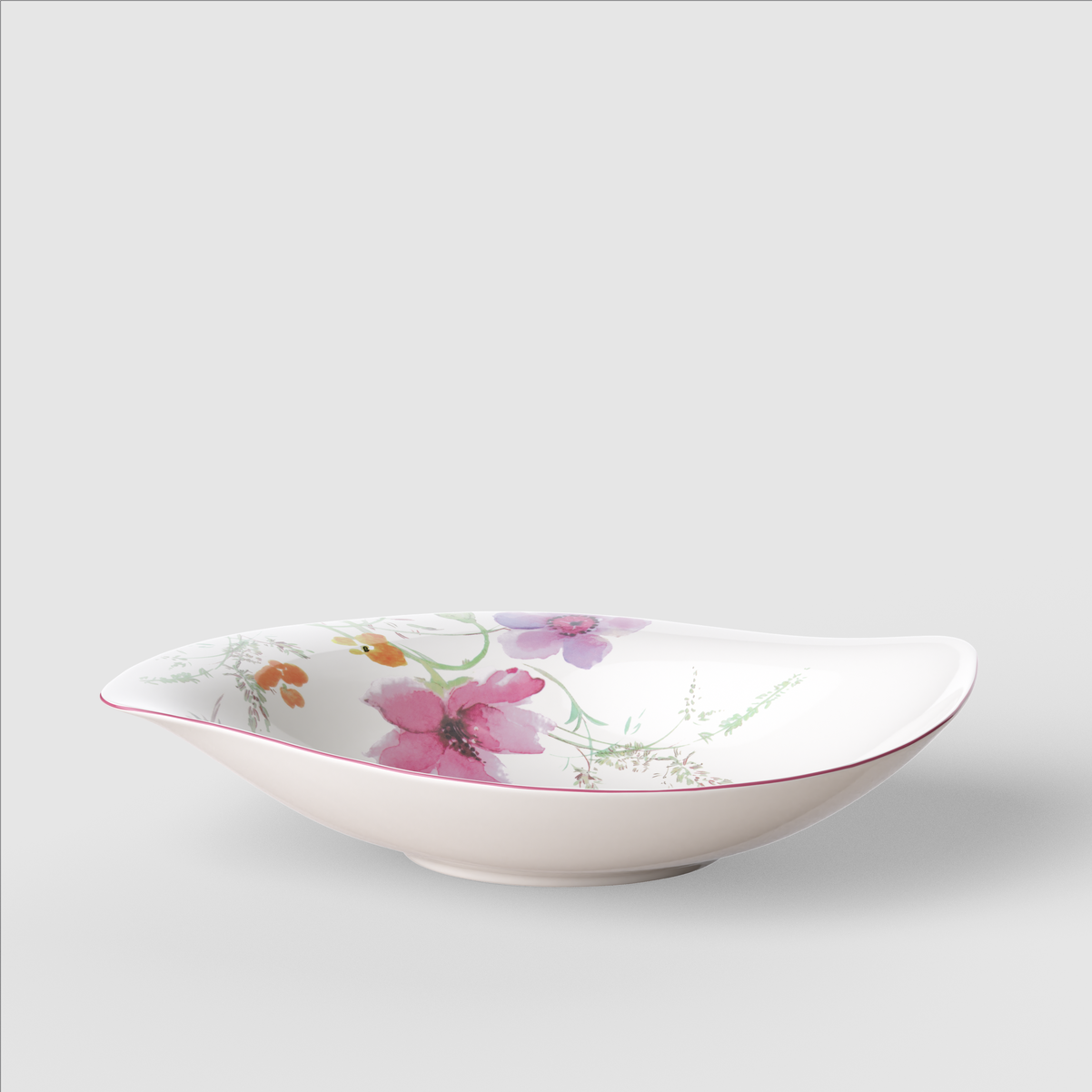 Villeroy & Boch - Coppa  fonda Mariefleur Serve & Salad, Ciotola con Forma snella in Porcellana Premium, Decoro Floreale, Lavabile in lavastoviglie, 29 cm