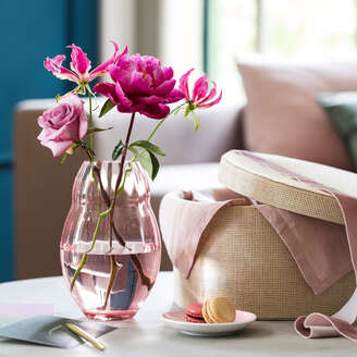 Vaso Villeroy & Boch Rose Garden h 20 cm / 1,4 L, Vetro rosa