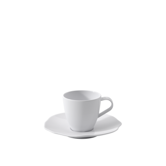 Villeroy & Boch Pura Tazzina da caffè bianca, 50 ml, Premium Bone Porcelain