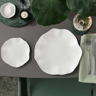 Villeroy & Boch Pura Piatto piano bianco, 27,2 x 27,2 cm, Premium Bone Porcelain