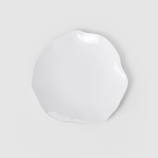 Villeroy & Boch Pura Piatto piano bianco, 27,2 x 27,2 cm, Premium Bone Porcelain