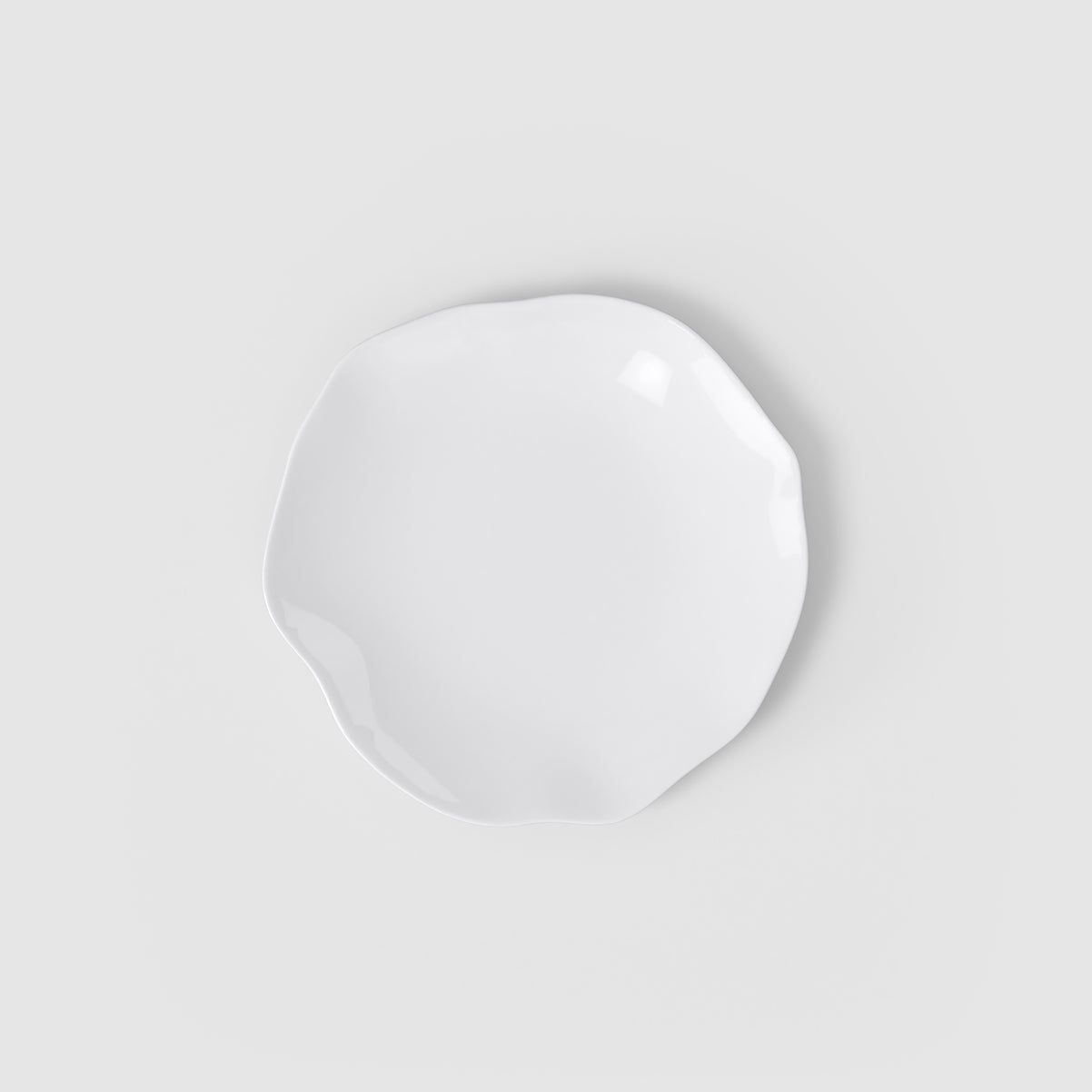 Villeroy & Boch Pura Piatto da dessert/ colazione bianco, 22 x 22 cm, Premium Bone Porcelain