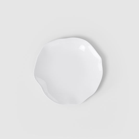 Villeroy & Boch Pura Piatto da dessert/ colazione bianco, 22 x 22 cm, Premium Bone Porcelain