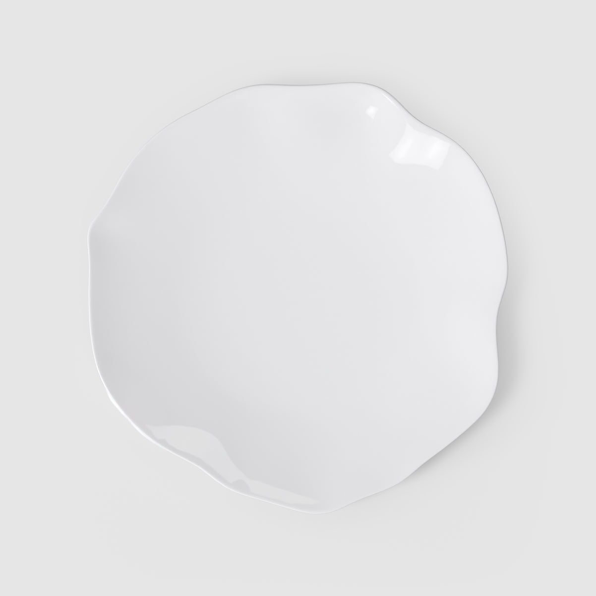 Villeroy & Boch Pura Piatto gourmet bianco, 32,1 x 32,1 cm, Premium Bone Porcelain