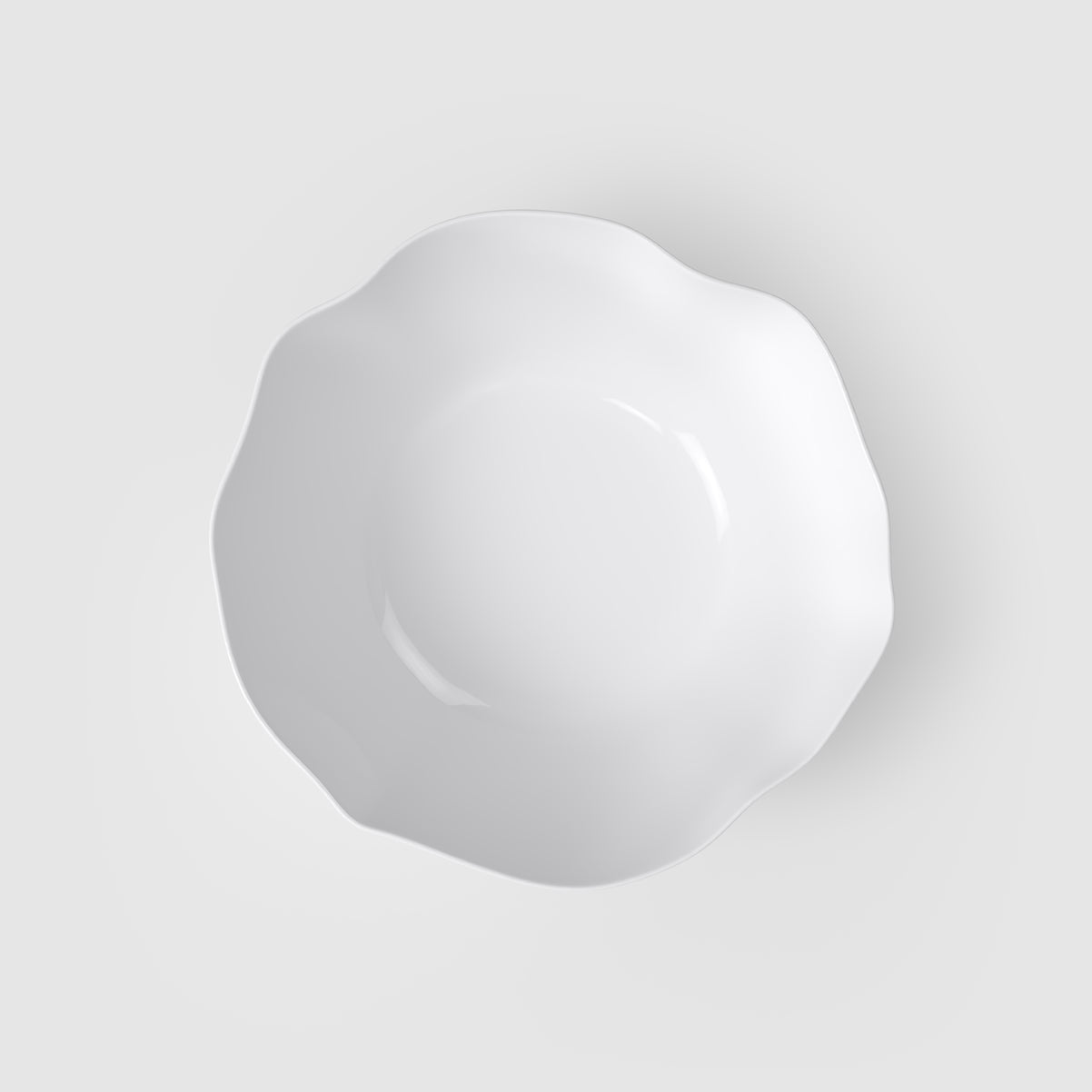 Villeroy & Boch.Pura Insalatiera/ Scodella da portata bianca, 1,8 l, Premium Bone Porcelain