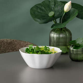 Villeroy & Boch.Pura Insalatiera/ Scodella da portata bianca, 1,8 l, Premium Bone Porcelain
