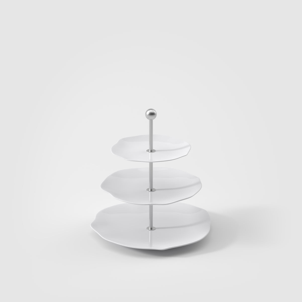 Villeroy & Boch Pura Alzata bianca, 27,2 x 27,2 cm, Premium Bone Porcelain