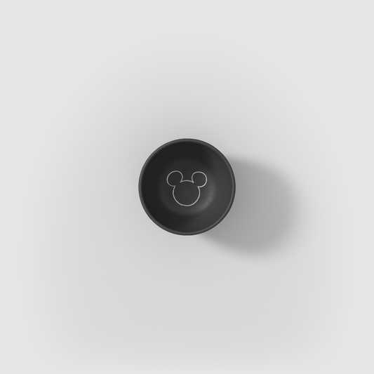 Villeroy & Boch. DISNEY Manufacture - Mickey Mouse Ciotolina portasalse nero, Premium Porcelain