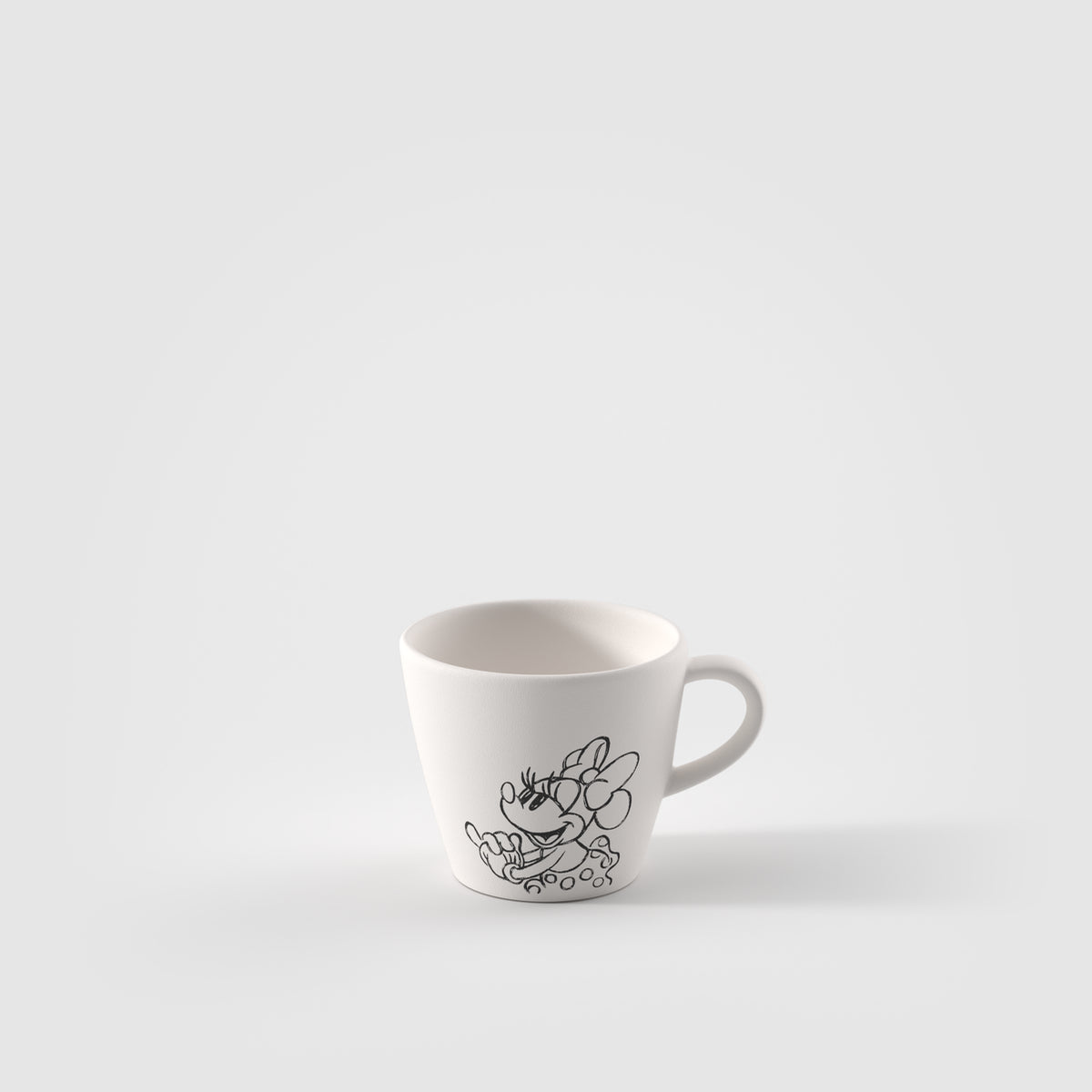 Villeroy & Boch DISNEY Manufacture - Mickey Mouse Tazzina da caffè Bianco, 60 ml, Premium Porcelain