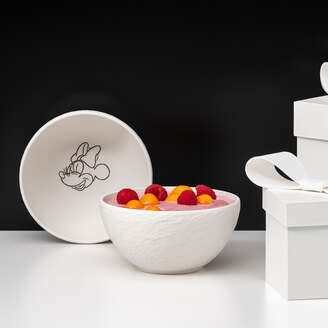 Villeroy & Boch.DISNEY Manufacture - Mickey Mouse Ciotola per cereali bianco, 430 ml, Premium Porcelain