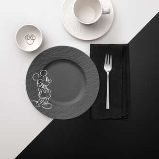 Villeroy & Boch. DISNEY Manufacture - Mickey Mouse Ciotolina portasalse bianco, Premium Porcelain