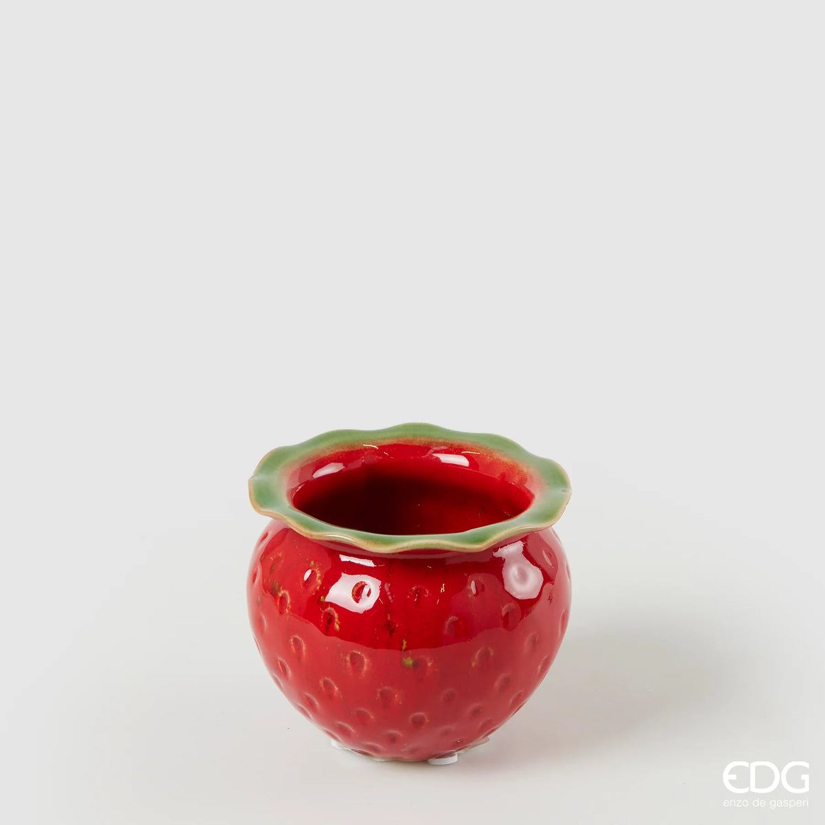 EDG Enzo De Gasperi Vaso Freaky Fragola H14 x D17,5 cm