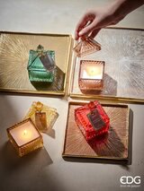 EDG Enzo de Gasperi Candela Jasmine Profumata Ambra H 12 cm