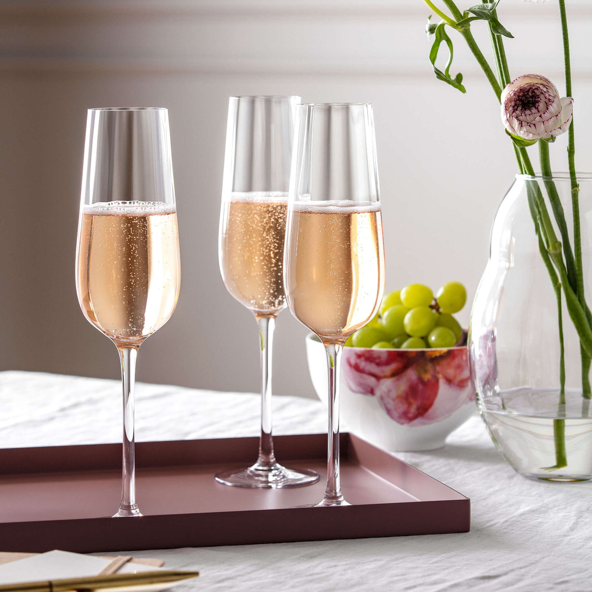 VILLEROY & BOCH Rose Garden Bicchiere da champagne/ spumante Set 4pz
