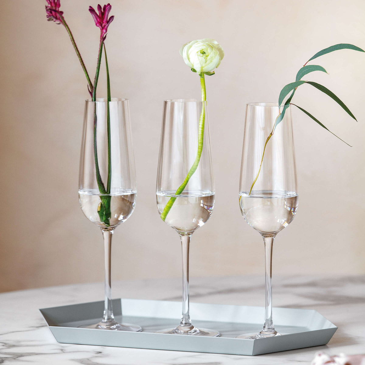 VILLEROY & BOCH Rose Garden Bicchiere da champagne/ spumante Set 4pz