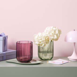 Villeroy & Boch Vaso Fleur 12,5 x 15 cm in Vetro Verde